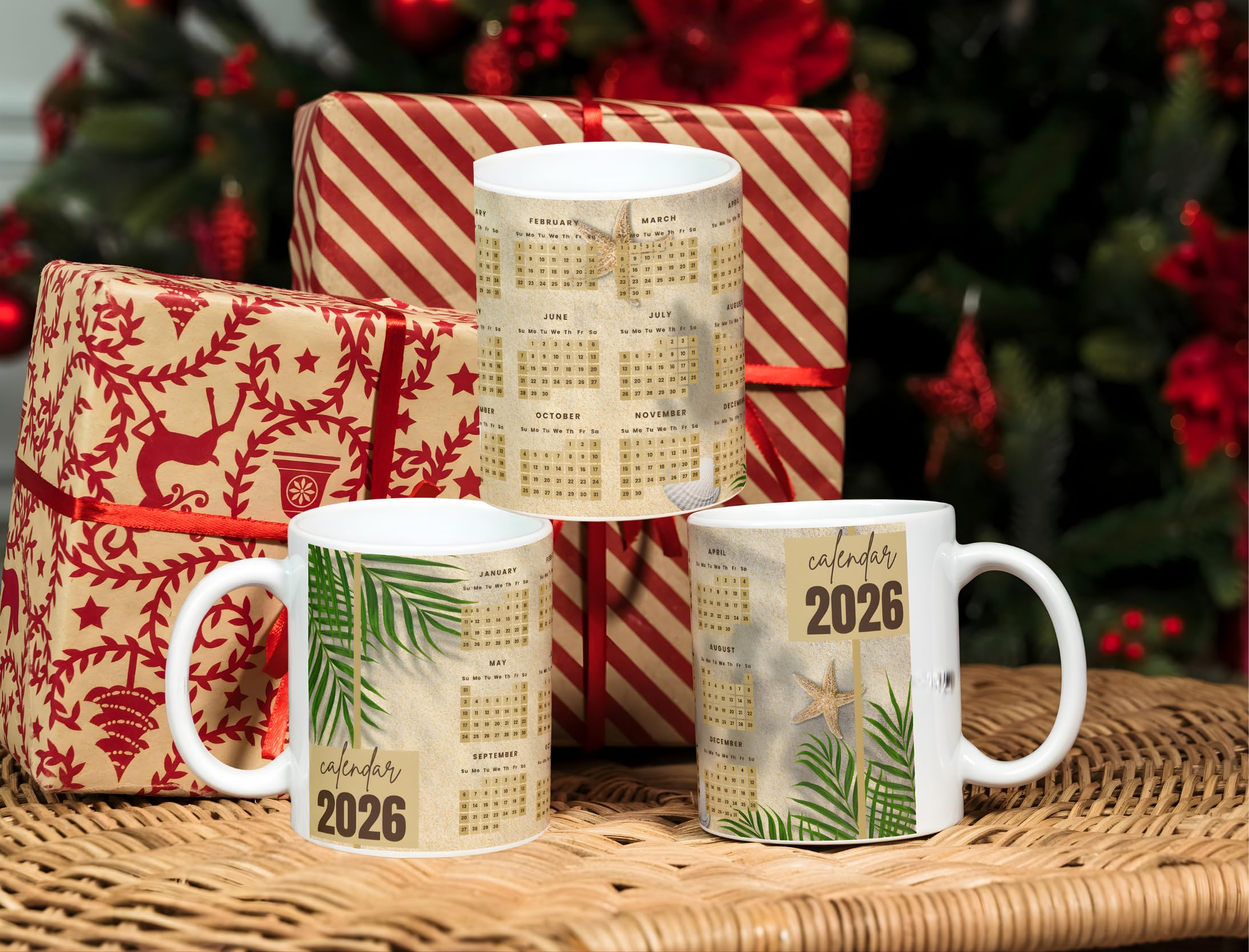 Buy Happy New Year 2026 Calendar Printed Coffee Mug | Corporate